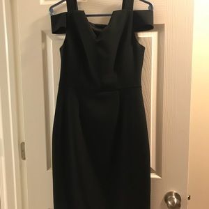 WHBM black cocktail dress